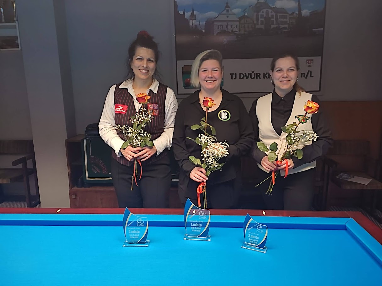 Veronika Krausová podruhé mistryní republiky v trojbandu