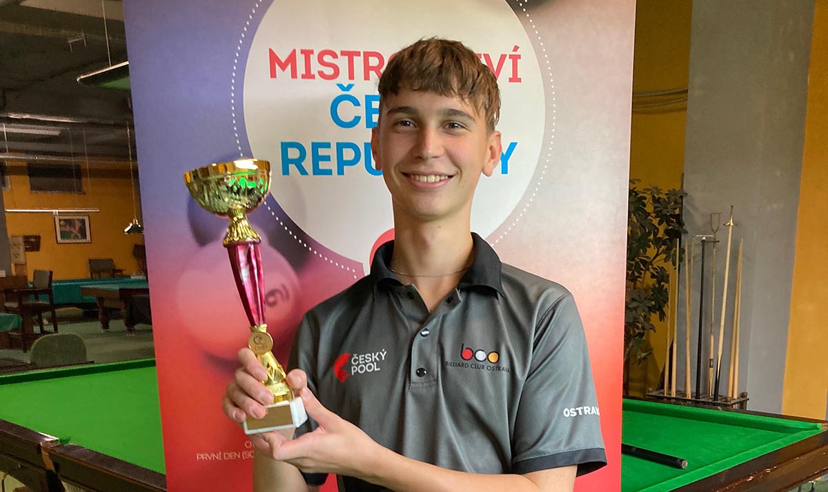 První MR v Heyball juniorů vyhrál Demel