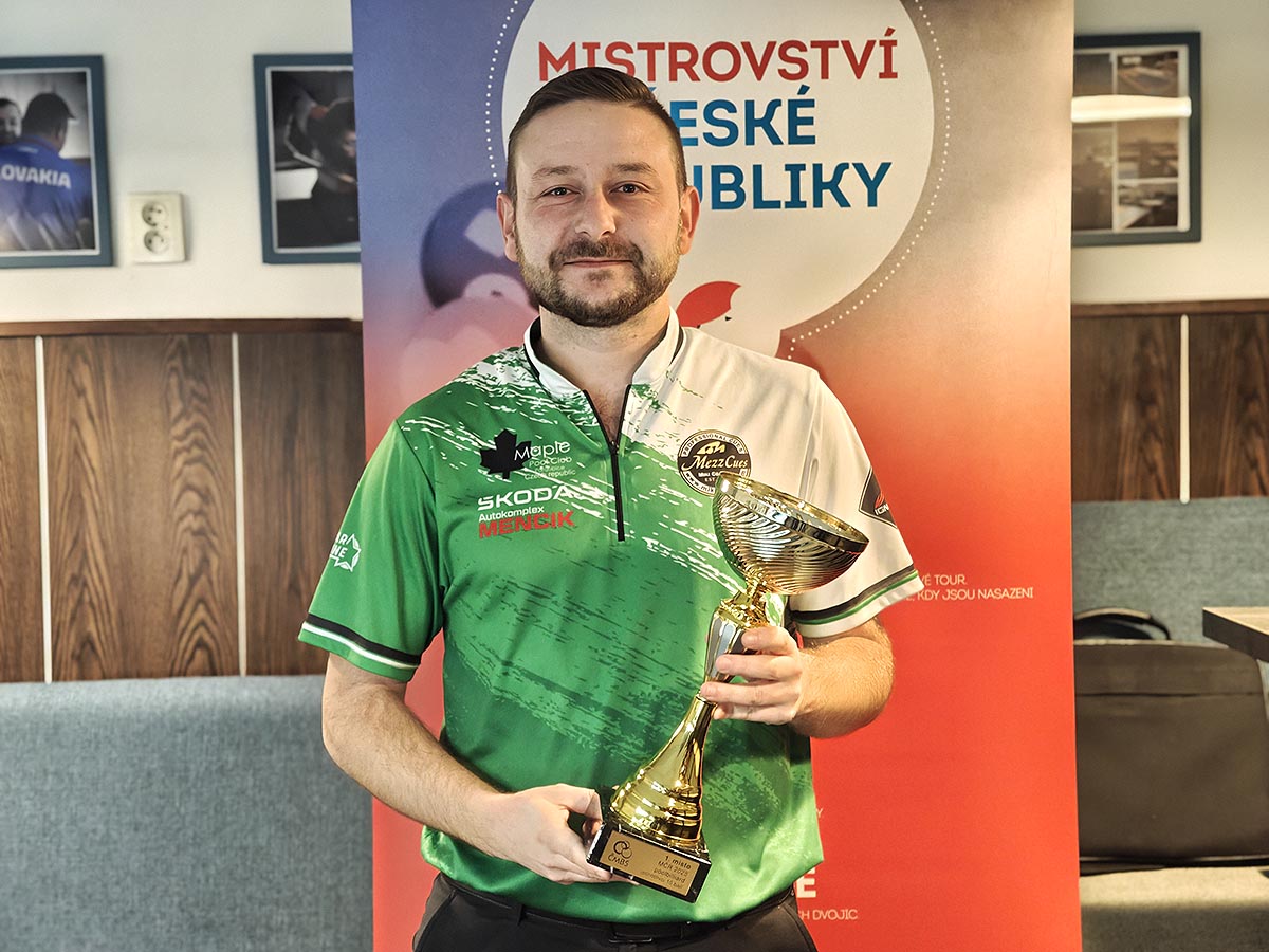 Petr Urban zvítězil na MR 10 ball v Brně