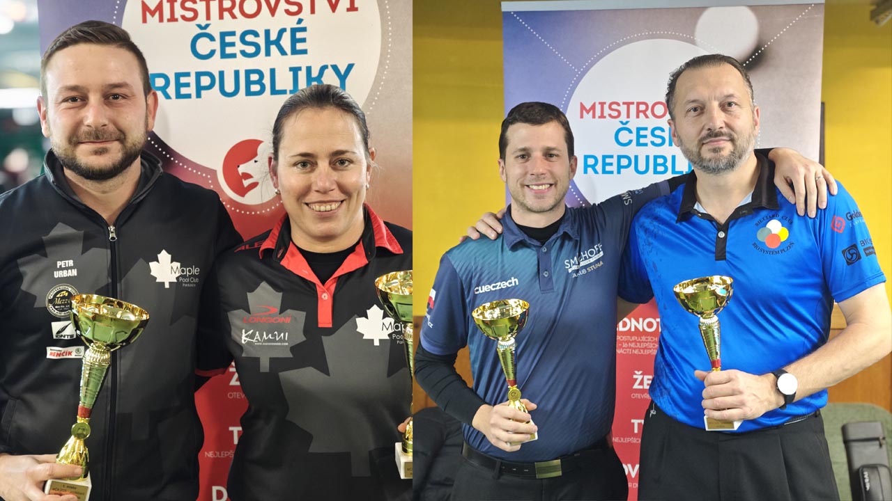Vítězem dvojic Stuna – Urbánek, smíšenky vyhrála Hubrtová – Urban
