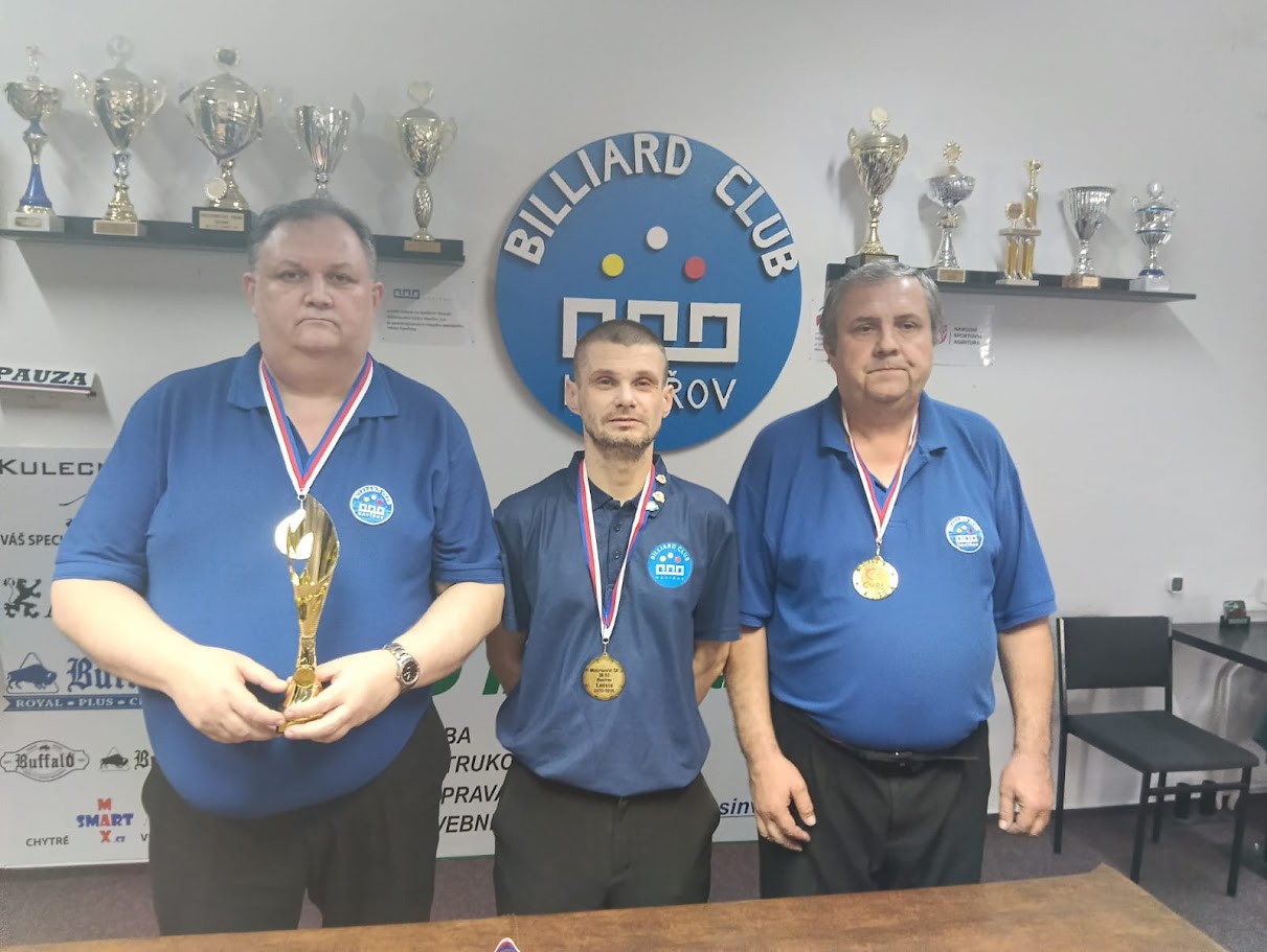 BC Havířov potřetí v řadě mistrem republiky v trojbandu