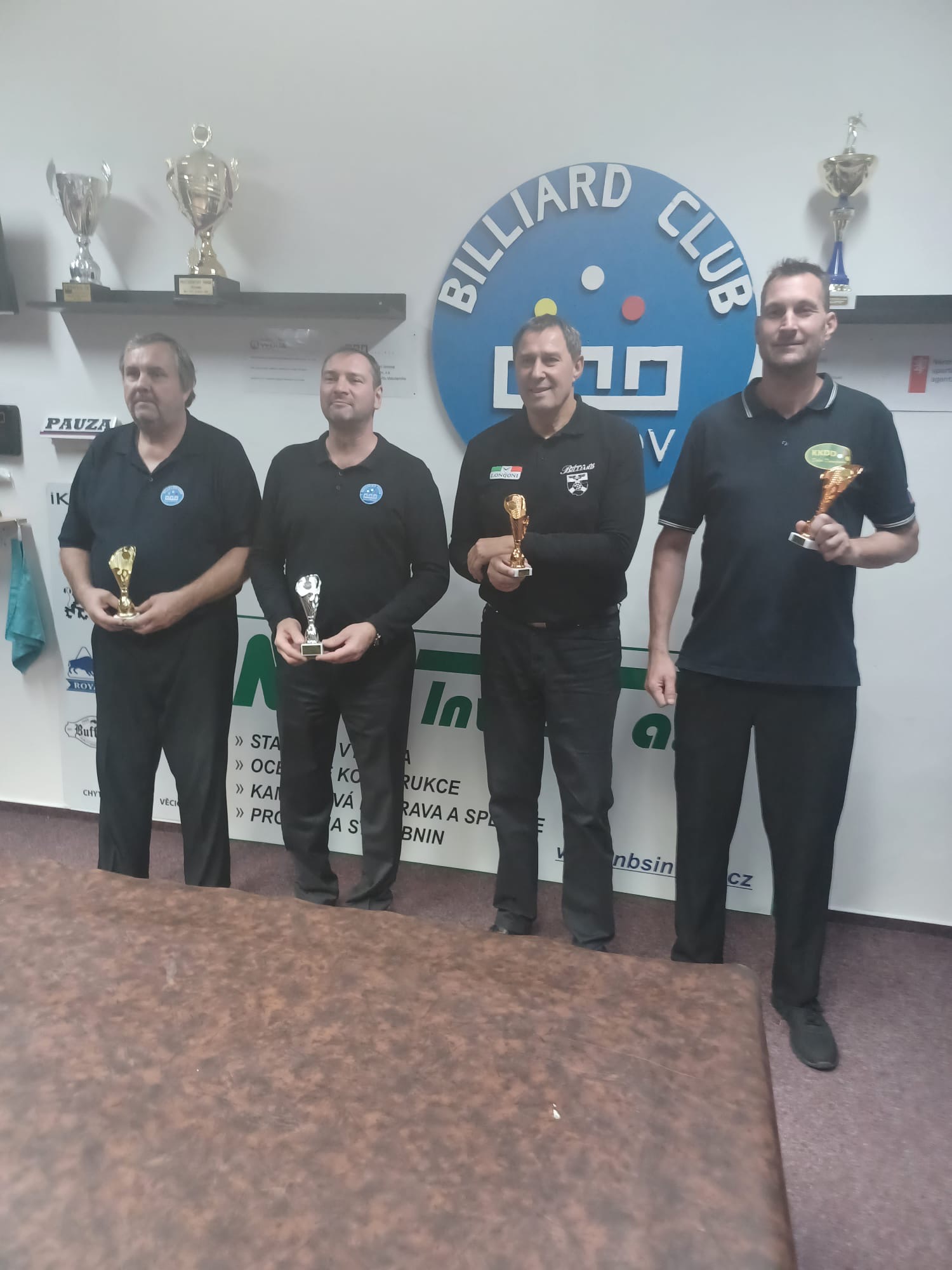 Pavel Stareček vítězí v rekordně obsazené 1. Malé ceně v trojbandu